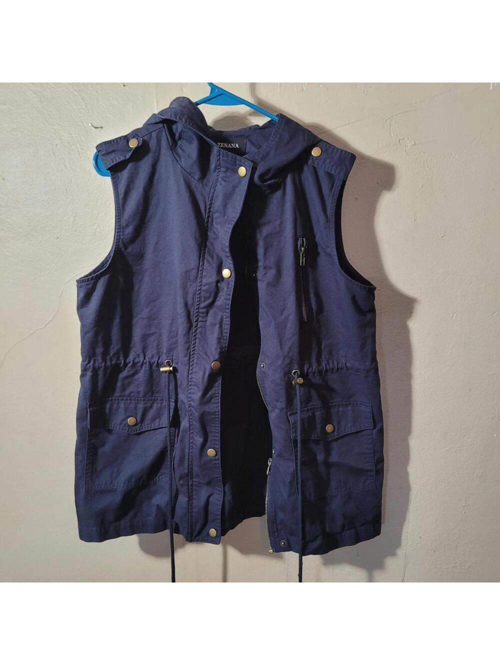 Zenana Women's Navy and Blue Gilet